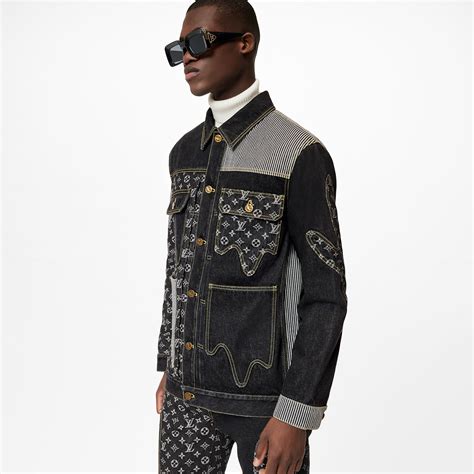 lv denim jacket men's|louis vuitton denim jacket price.